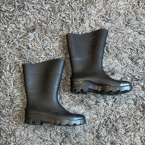 Black Rubber rain Boots